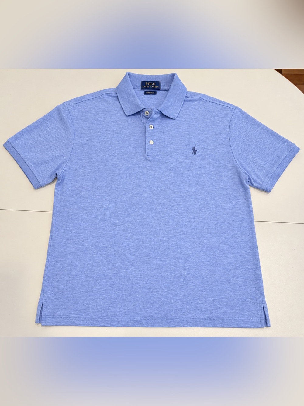 Polo Ralph Lauren | Men's Blue Short Sleeve Polo Shirt. Size: M